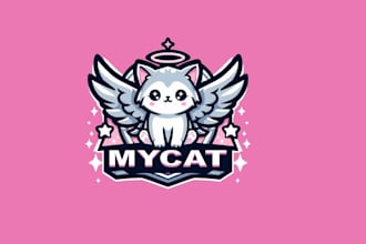 design a cute kawaii cartoon mascot logo