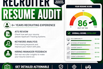 review your resume from a recruiter perspective