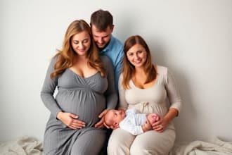 professionally retouch maternity, newborn and family portraits