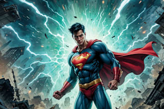 create stunning superhero comic art and character designs