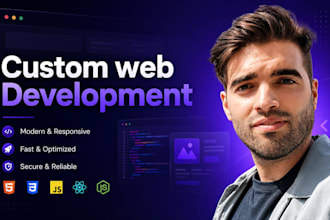 build a custom web application or business dashboard