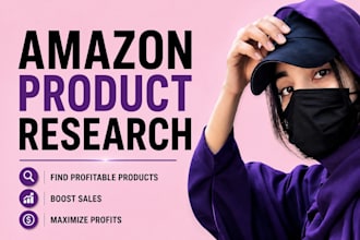 amazon product research and find profitable fba products
