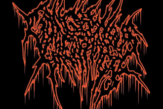 design a powerful metalcore logo for your band