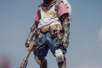creative photorealistic science fiction