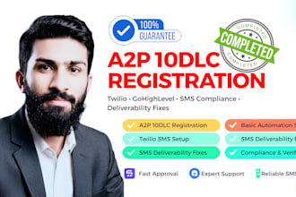 fix twilio a2p 10dlc registration and gohighlevel SMS issues