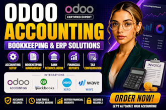 setup odoo accounting module odoo bookkeeping odoo quickbooks odoo wave xero