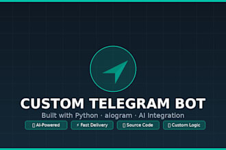 build a custom telegram bot for your business or community