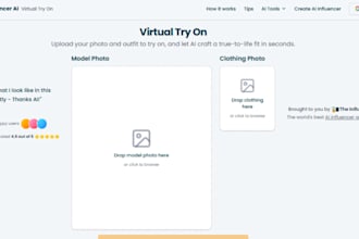 build ai virtual try on website t shirt design, hoodie design generation website