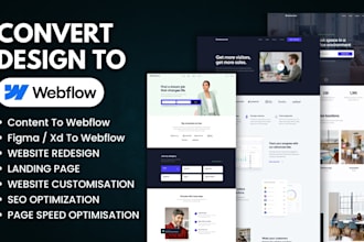 build webflow website, figma to webflow, webflow design, webflow developer