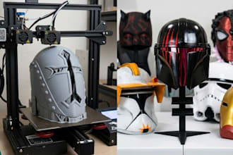 3d print and paint custom cosplay helmet mask armor stl file 3d print and paint