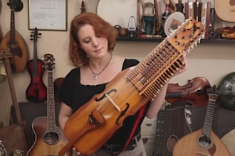 record violin, viola, fiddle, cello, bass guitar, lute, oud, mandolin and harp