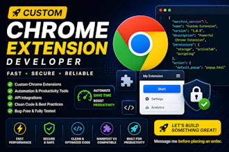 develop browser extensions for chrom