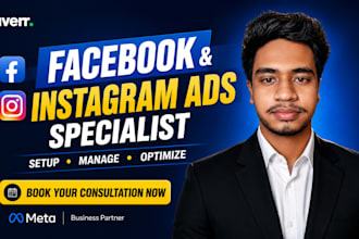 create and manage high converting facebook and meta ads campaing