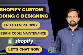 do shopify custom coding, bug fixing, and liquid customization