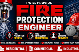 fire protection design fire protection engineering pe stamping services