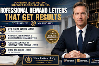 draft a police misconduct or excessive force demand letter