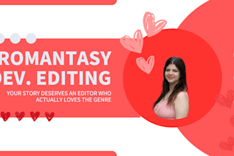 be your developmental editor for your romantasy novel