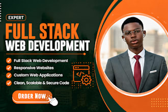 full stack web development, responsive websites, custom web