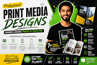 design professional flyer, brochure, or any redesign work