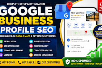 optimize google my business profile improve local SEO maps ranking
