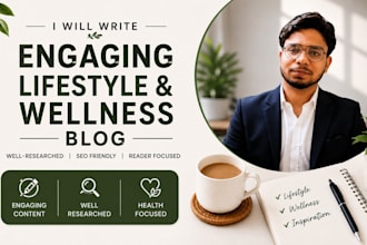write engaging lifestyle and wellness blog