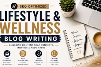 write inspiring lifestyle and wellness blog articles