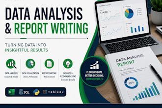 research paper, data analysis, and report