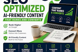 seo optimized ai friendly content that ranks and converts