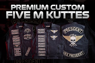 make fivem kuttes custom fivem clothing kuttes mc mc vest biker clothing kuttes