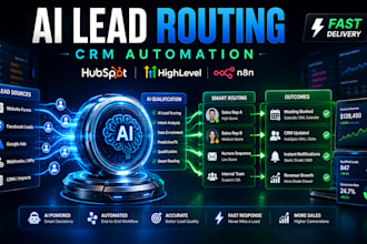 build ai lead qualification and routing automation for hubspot, ghl, or n8n
