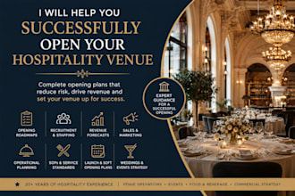 help you successfully open your hospitality venue