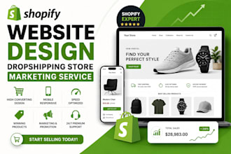 shopify website design shopify ecommerce store shopify dropshipping