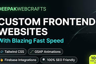 build responsive website using tailwind css and firebase