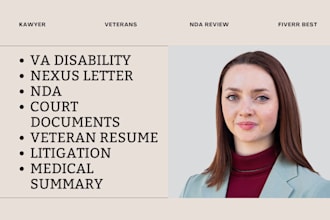 be your lawyer and help with VA disability claims, appeal, and veterans benefits