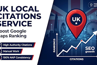 build UK local citations for local SEO and google maps ranking