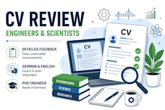 review and improve your engineering or scientific CV