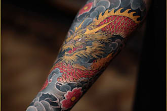 design a professional japanese tattoo design
