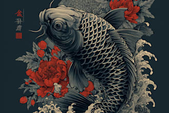 design a professional japanese tattoo design