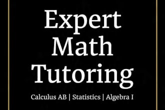 teach calculus statistics algebra concepts with step by step explanation