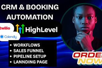 gohighlevel crm calendly twilio sales funnel workflow ghl automation ghl expert