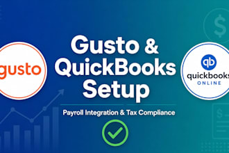 setup gusto payroll or quickbooks for tax compliance
