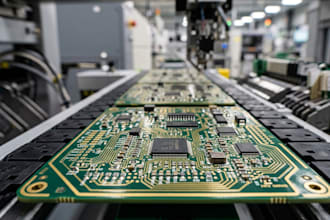 implement schematic design, pcb production, and pcba generation