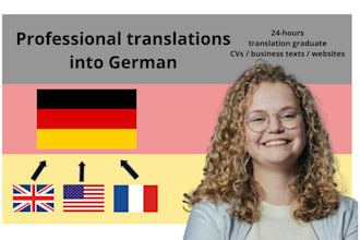 translate your CV, business text or website