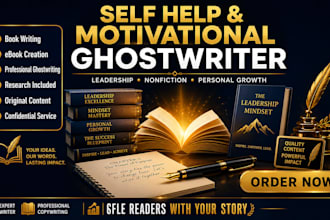 write self help leadership motivational book ebook nonfiction ghostwriting