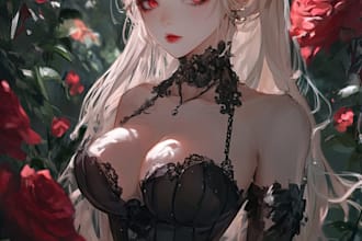 draw anime portrait or character avatar for you