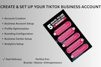 convert and optimize your tiktok account into a business account