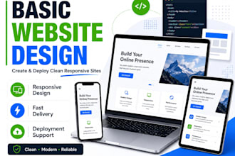 create website and deployment