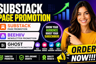 promote your beehiiv, ghost, and substack newsletter to grow subscribers