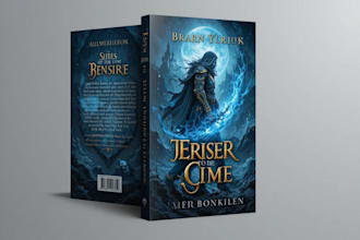 design unique fantasy book cover, kindle ebook cover