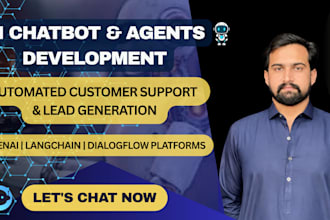 develop custom ai chatbot and ai agents
